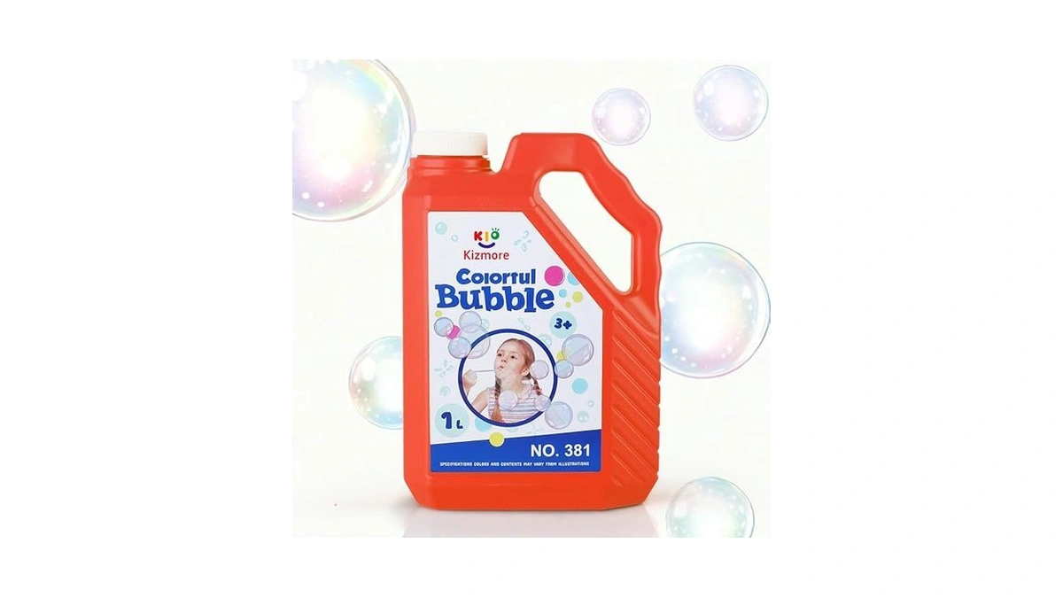 Colorful Bubble Solution Refill - 33.8 Oz| No-toxic Pre-mix Solution|