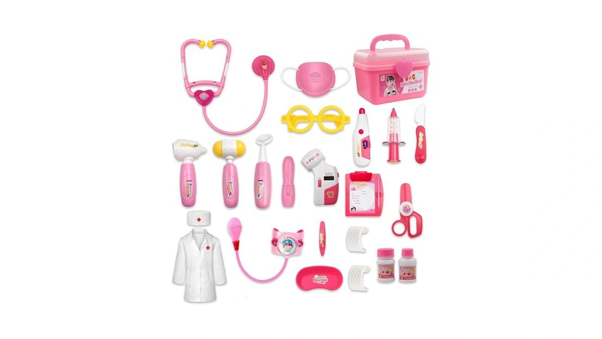 Pjg Doctor Kit For Toddlers 3-5, Pretend Doctor Kids Play