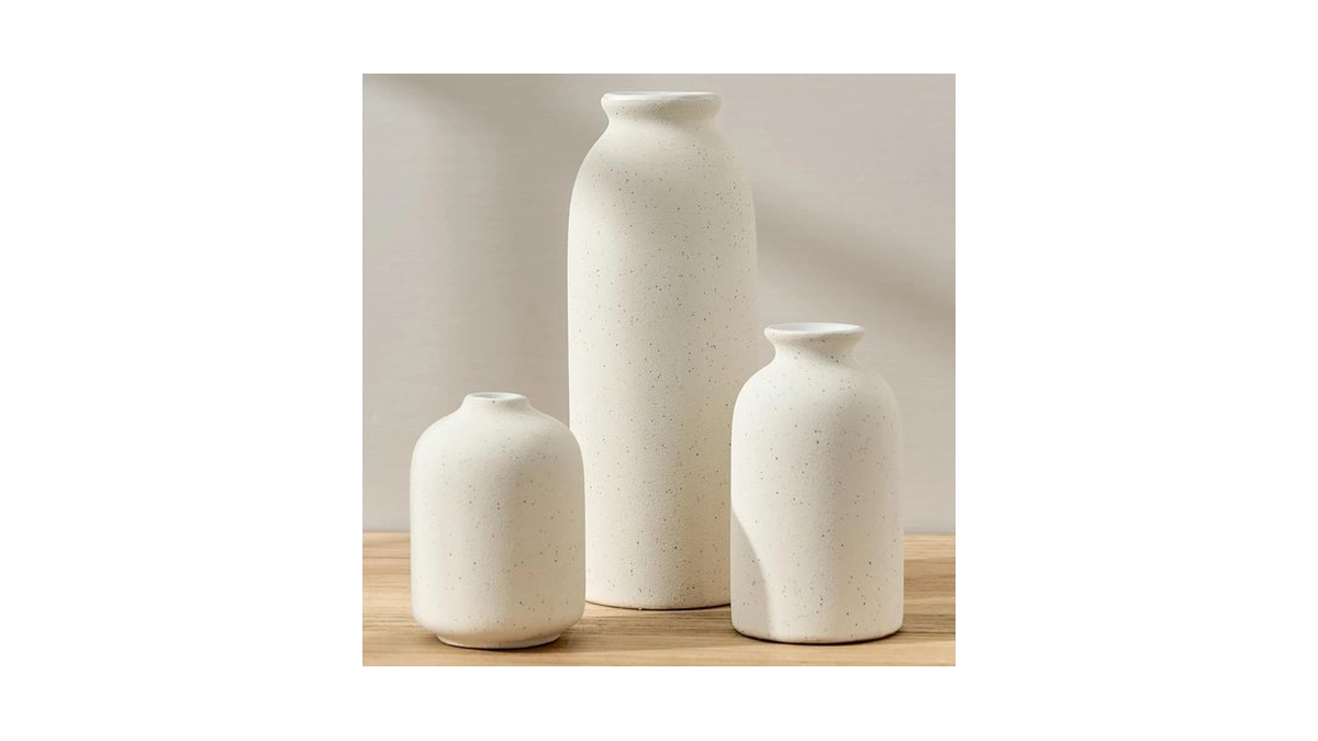 Ceramic Vase Set Of 3, Decorative Nordic Minimalist Vases Home