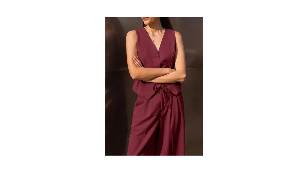 Cicy Bell Womens Business Casual 2 Piece Outfits V Neck