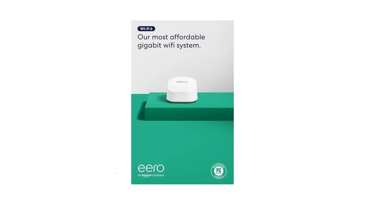 Amazon Eero 6+ Mesh Wifi Router - Supports Internet Plans