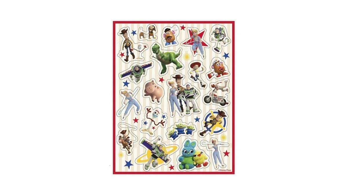 Multicolor Disney Toy Story 4 Sticker Sheets (4 Count) -