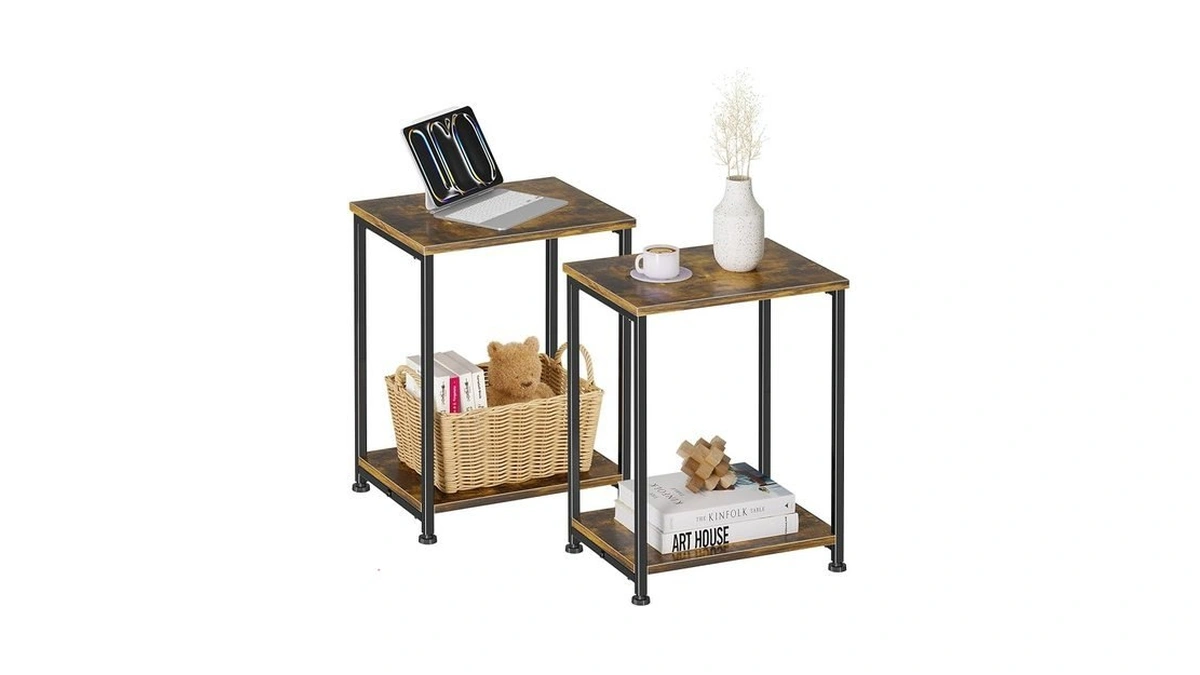 Simple Trending End Table, Nightstand Set Of 2, Side Table