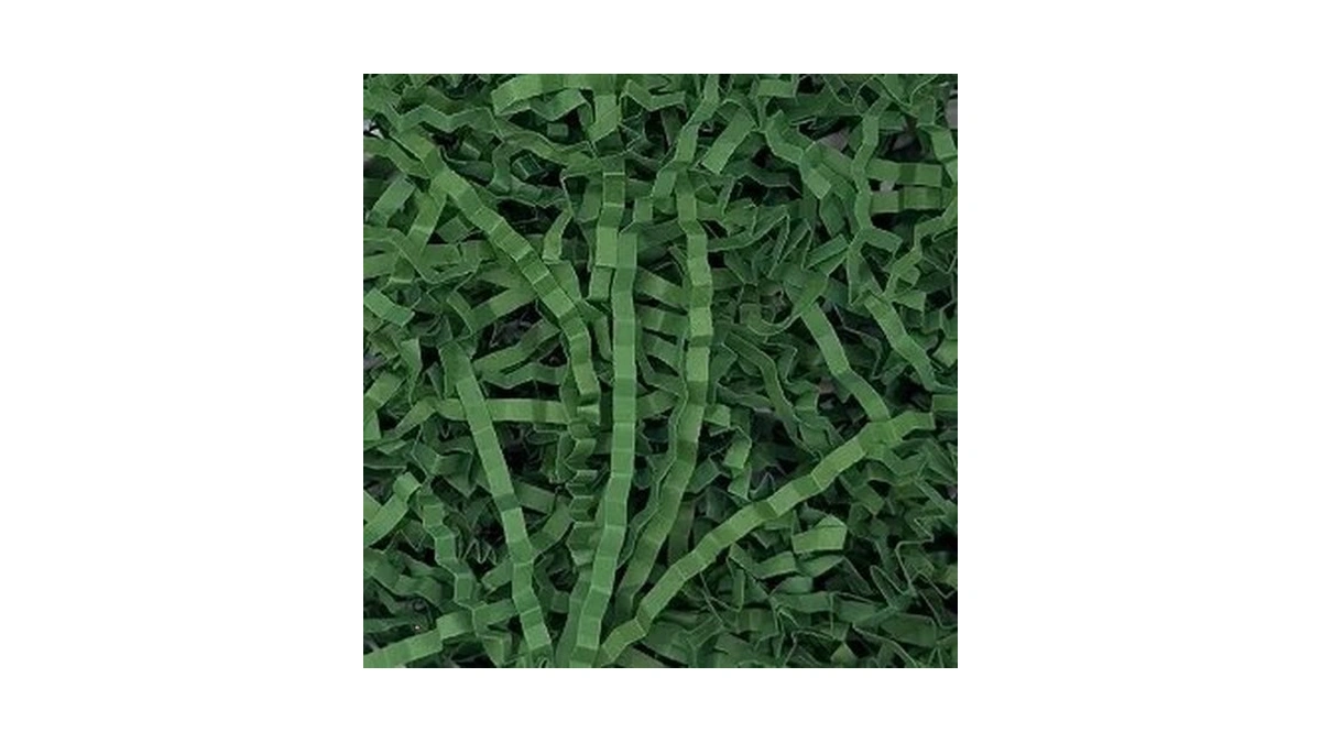 Dark Green Crinkle Cut Paper Shred Filler, 5oz Decorative Gift
