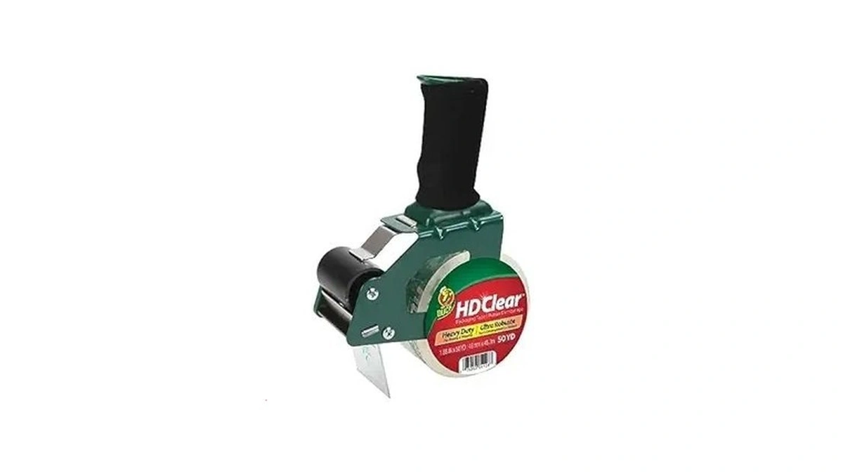 Duck Hd Clear Packing Tape Dispenser Heavy Duty Packaging Tape