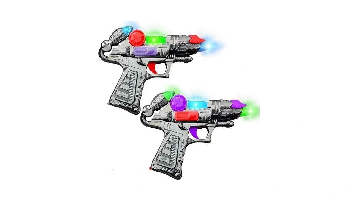 Artcreativity Ranger Hand-gun Toy Set With Flashing Lights & Sounds,