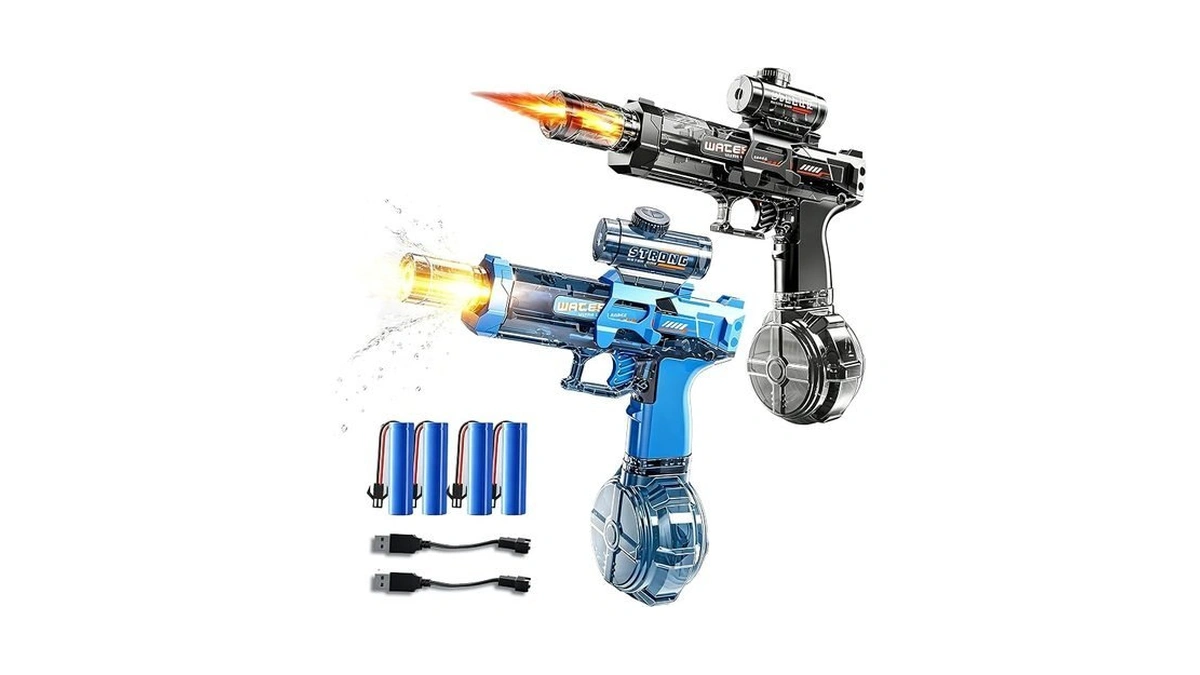 2pcs Electric Water Guns For Adults & Kids, Automatic Squirt
