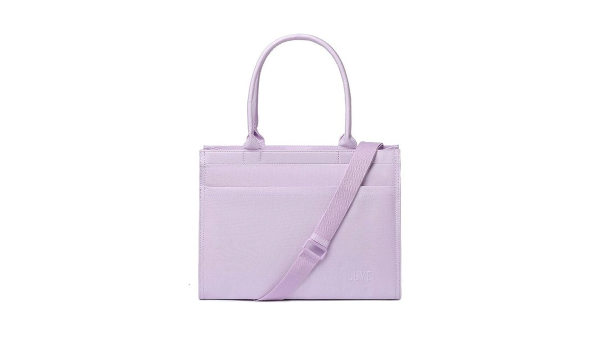 Luyei Laptop Tote Bag For Women, Large Canvas Totes With
