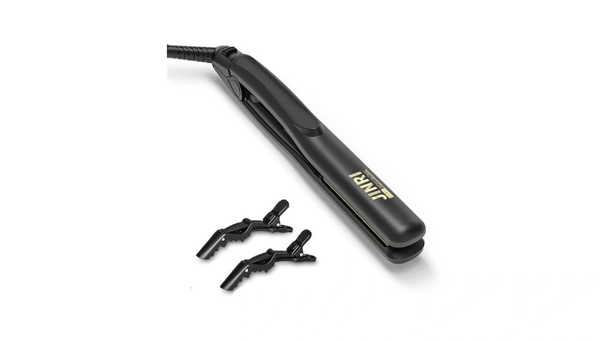 Jinri 0.8 Inch Hair Straightener Titanium Plate Medium-sized Flat Iron,perfect