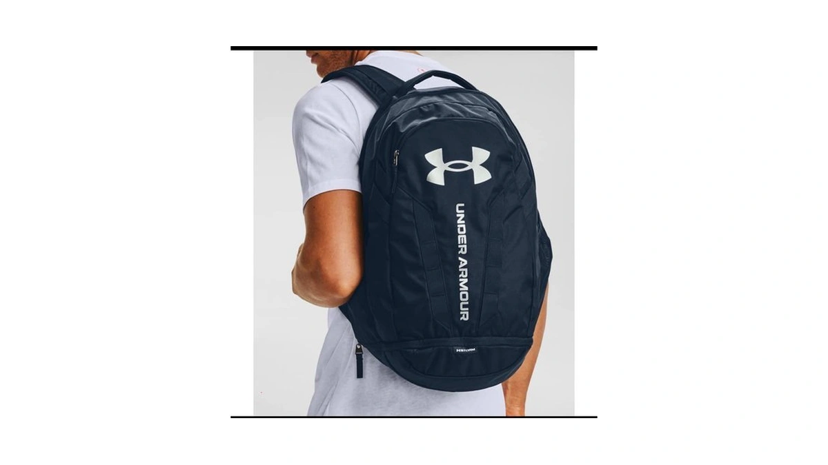 Under Armour Unisex-adult Hustle 5.0 Backpack , Academy Blue (408)/silver
