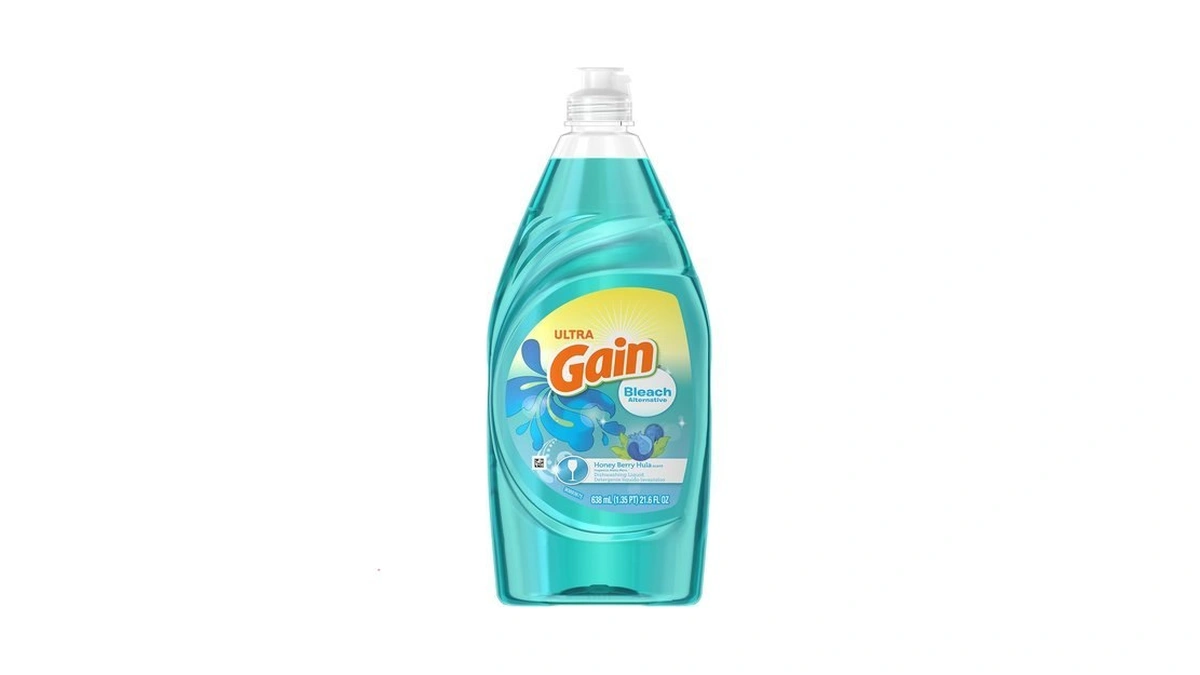 Gain Ultra Bleach Alternative Dishwashing Liquid Dish Soap, Honey Berry