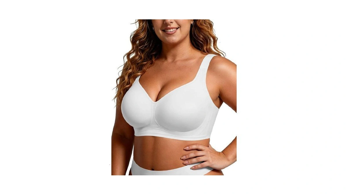 Horisun Full Coverage Bras For Women Plus Size No Underwire
