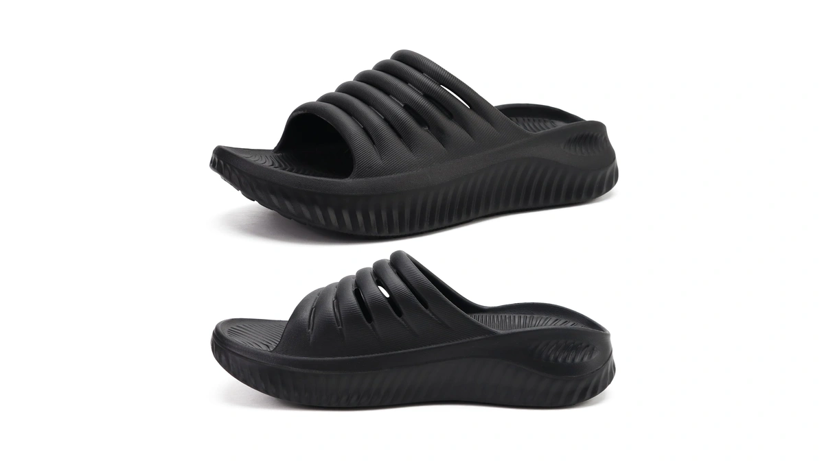 Kuailu Womens Recovery Sandals Comfortable Plantar Fasciitis Arch Support Ladies