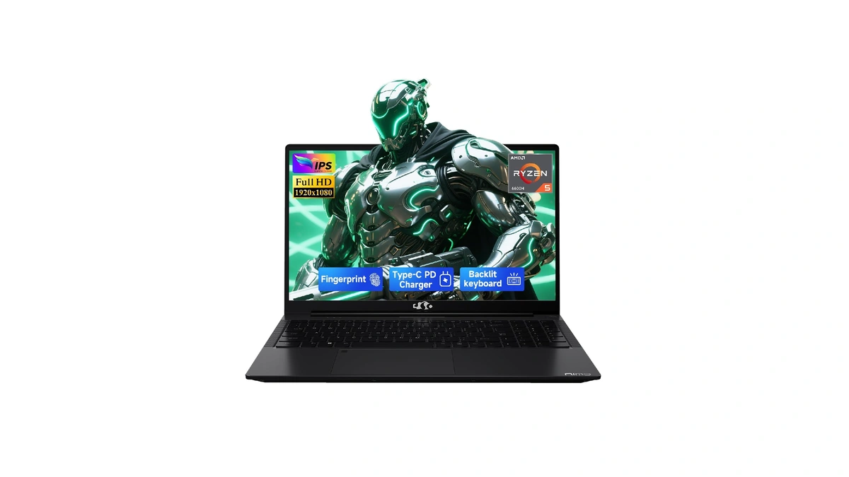 Nimo 15.6" Ips Fhd-light Gaming-laptop,amd Ryzen 5 6600h 16gb Ddr5