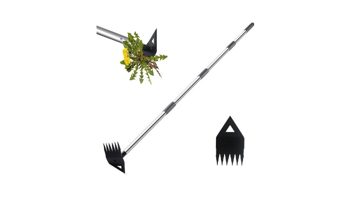 Weed Puller Tool With Long Handle, Hoe Garden Tool Weed