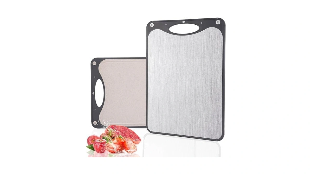 Efowheif Titanium Cutting Boards, Double Sided Cutting Board For Kitchen,food