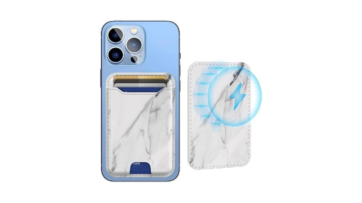 Topmade For Magsafe Wallet, Magnetic Wallet Card Holder For Iphone