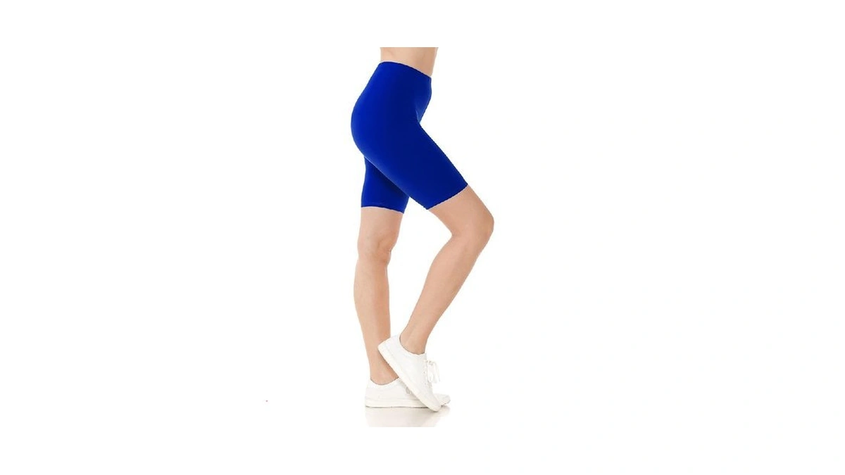 Leggings Depot Women's Buttery Soft Fashion Biker Shorts Athletic Shorts