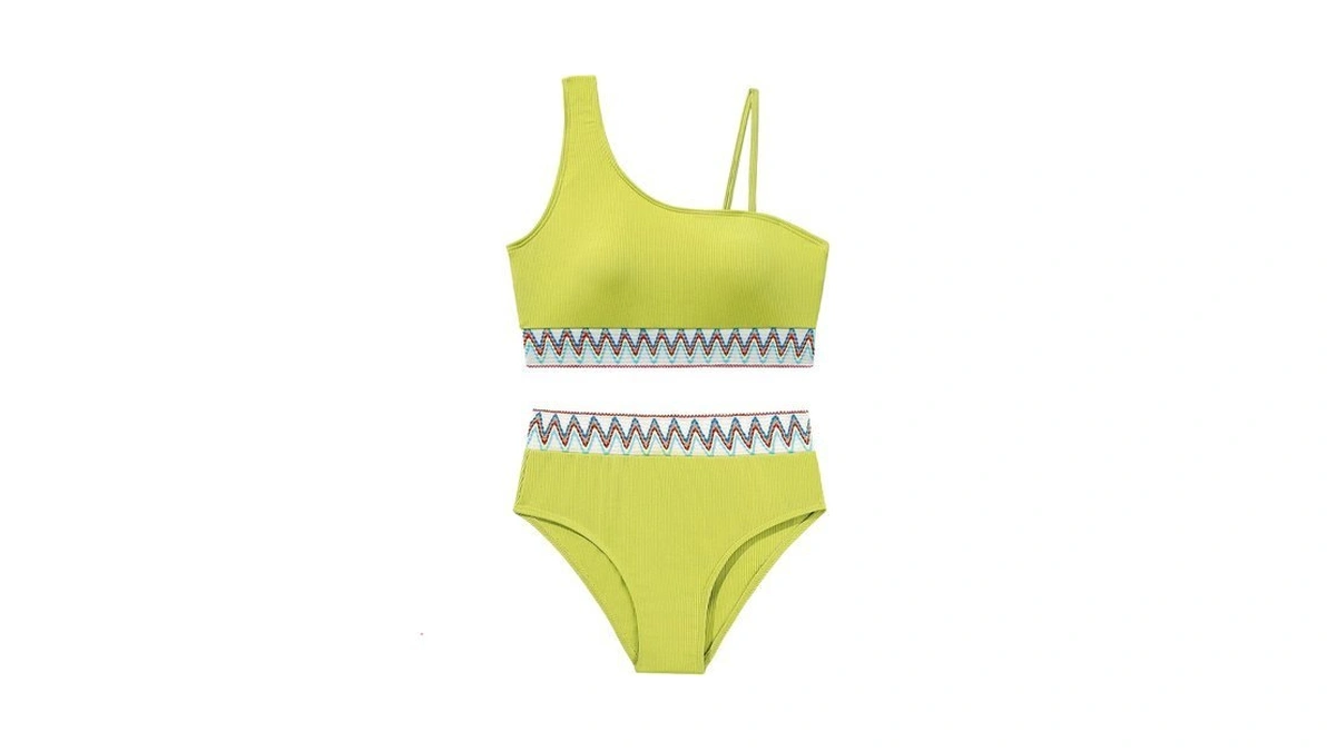 Weixinbuy Girls Swimsuit Two Piece Bathing Suit For Teens 12-14