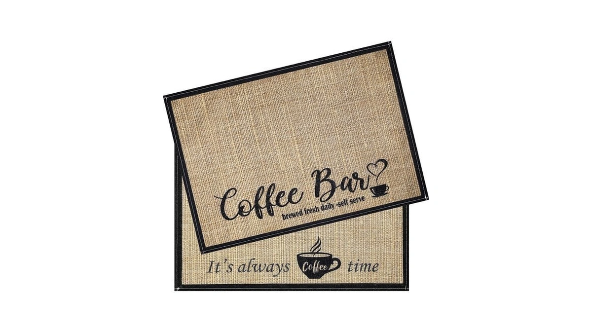 Cunhill 2 Pieces Coffee Bar Mat,coffee Bar Accessories 20 X