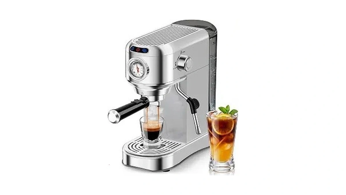 Aercana Espresso Machine 20 Bar, Compact Espresso Coffee Machine With