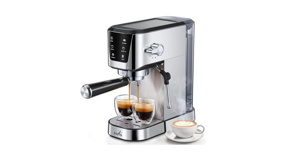 Udi Espresso Machines With Led Touch Screen, 20 Bar Espresso