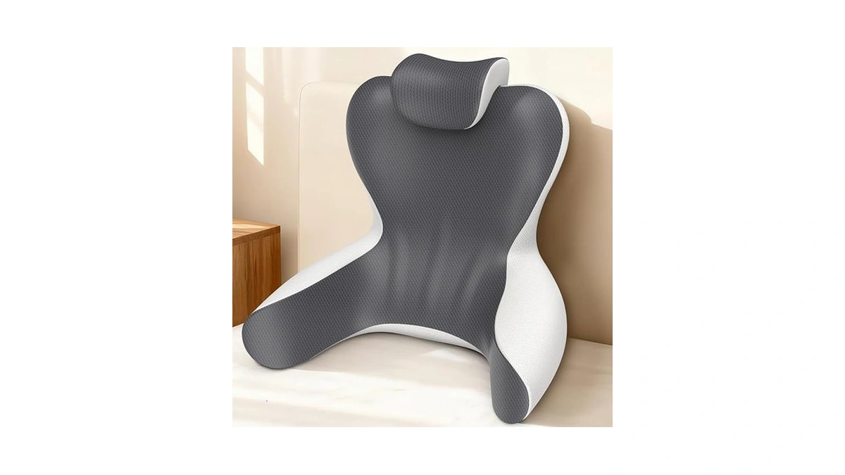 Reading Pillow For Sitting In Bed, 22”h Back Pillow For