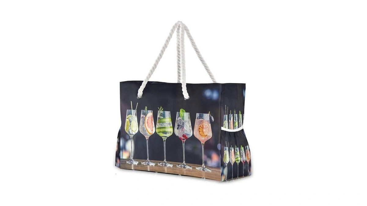 Senya Large Beach Bags Totes Canvas Tote Shoulder Bag White
