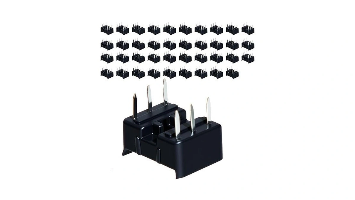 Vibicck 40pcs 6p Ic Socket Dip Integrated Circuit Ic Sockets