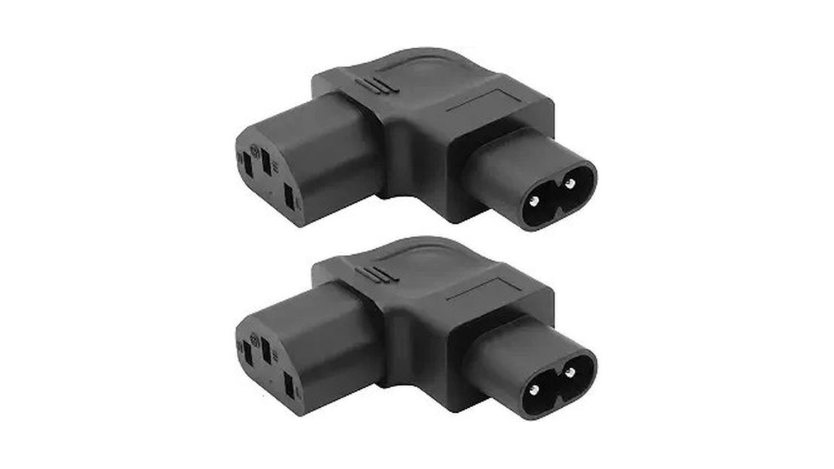 Meiriyfa Iec 320 C13 To C8 Power Adapter C8 Male