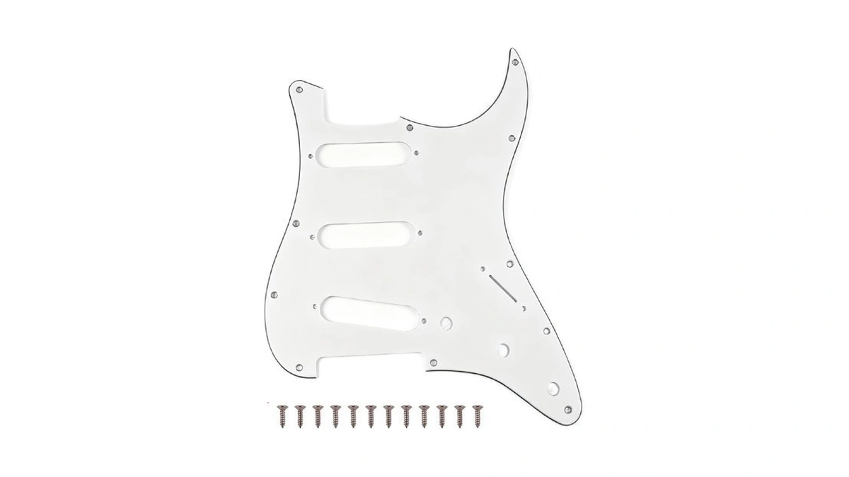 Hzcomnd 11 Hole Sss Strat Electric Guitar Pickguard For Fender