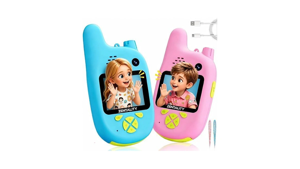 Video Walkie Talkies For Kids, Toys For 3–12 Year, Dual