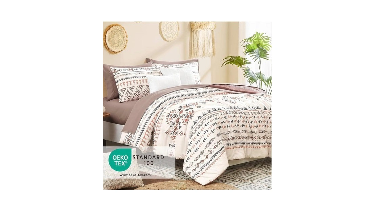 Geniospin Full Comforter Set - 7 Pieces Bed In A