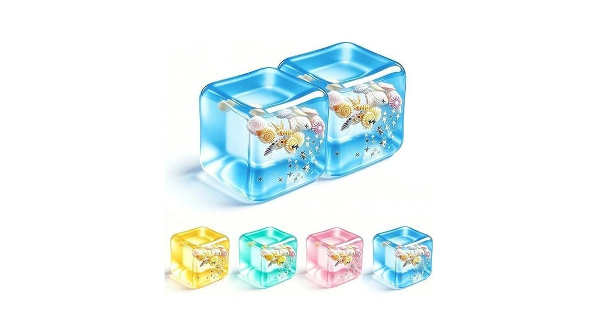 Stress Cube Squishy Fidget Toys- 2 Pack Squeeze Toys, Gifts