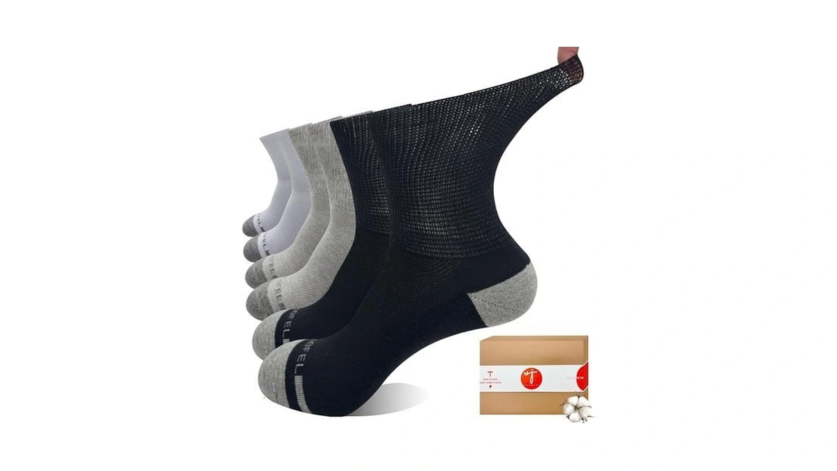 Sojofel Diabetic Socks For Men Women - Non Binding Top