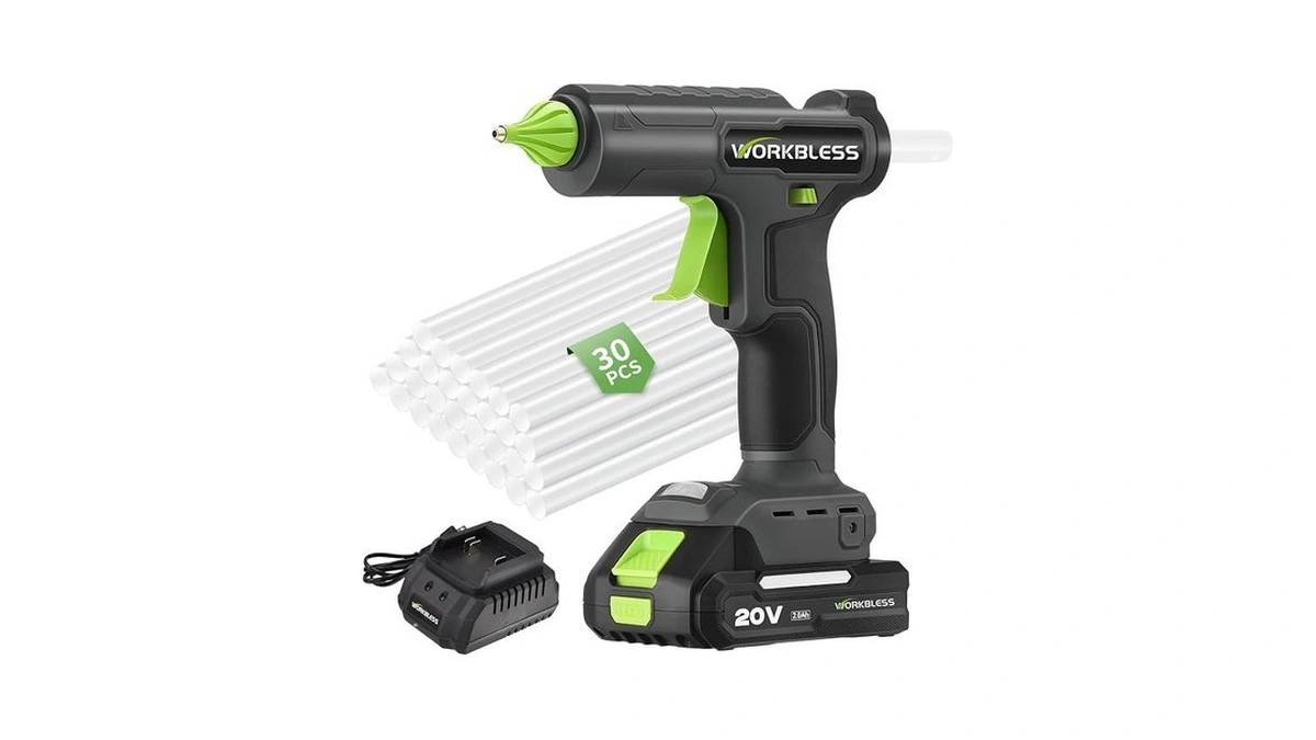 Workbless Cordless Hot Glue Gun Full Size,hot Glue Gun With