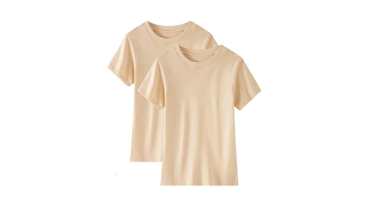 Huata Boys Girls T-shirt Basic Short Sleeve Crewneck Girls Tee