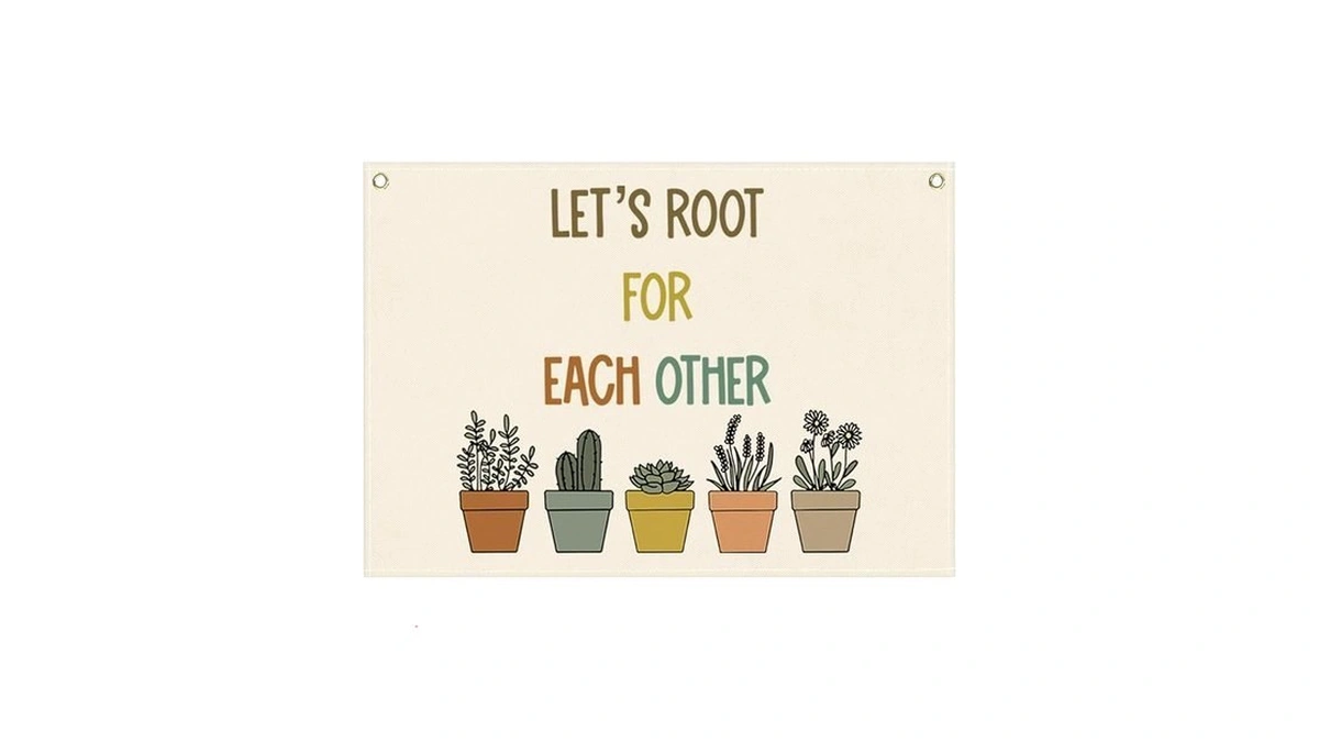 Teacher Gift-boho Classroom Decor-positive Affirmations Green Wall Decor