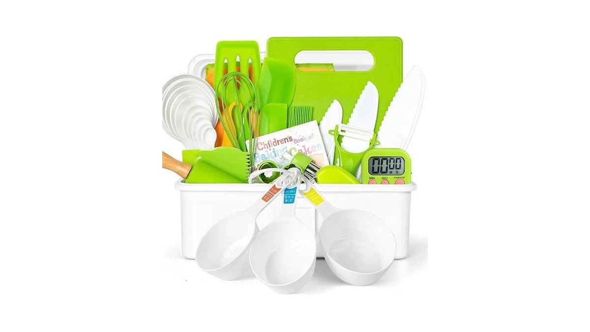37pcs Kids Cooking Sets Real, Junior Chef Cooking And Baking