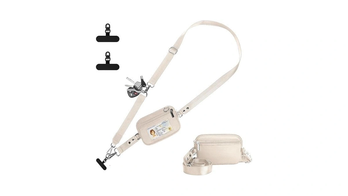 Rdgdfong Clip And Go Strap For Phone With Wallet Crossbody,