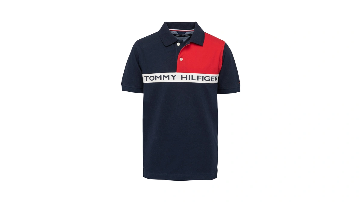 Tommy Hilfiger Boy's Nasir Polo (big Kids) Swim Navy Sm
