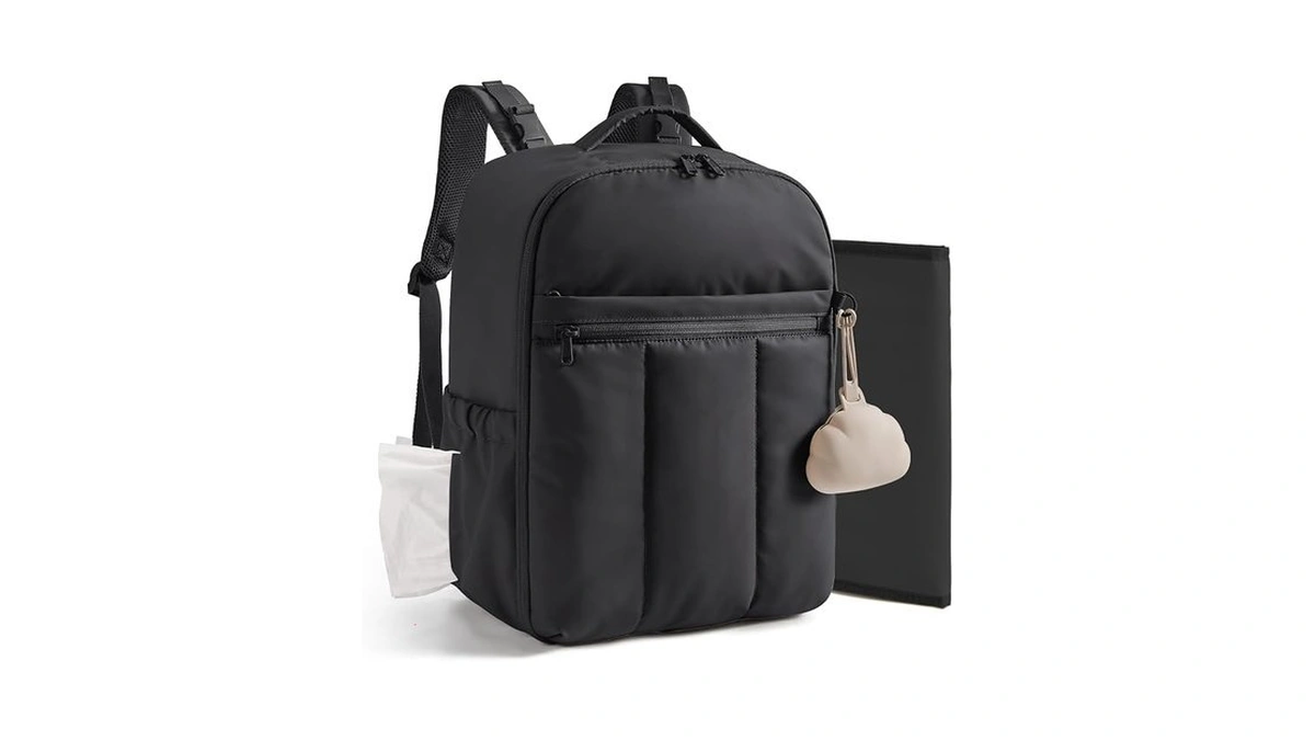 Bagsmart Baby Diaper Bag Backpack, Lightweight Puffy Diaper Bag With
