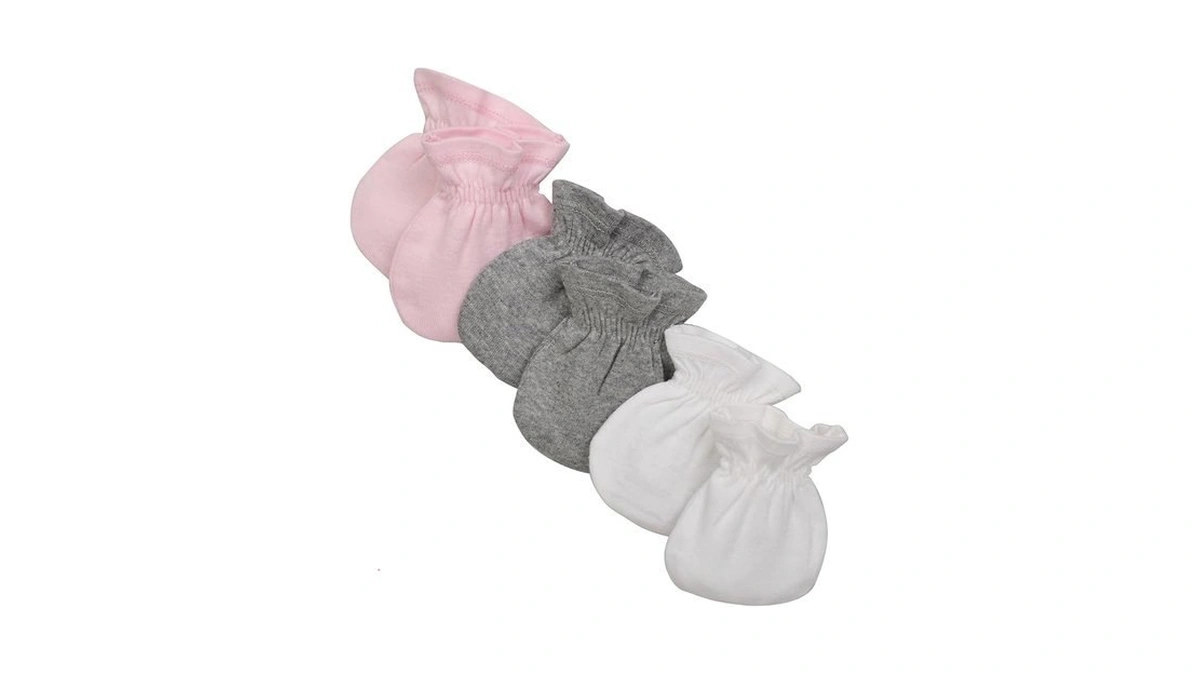 Burts Bees Baby Unisex Baby Mittens, 100% Organic Cotton, One