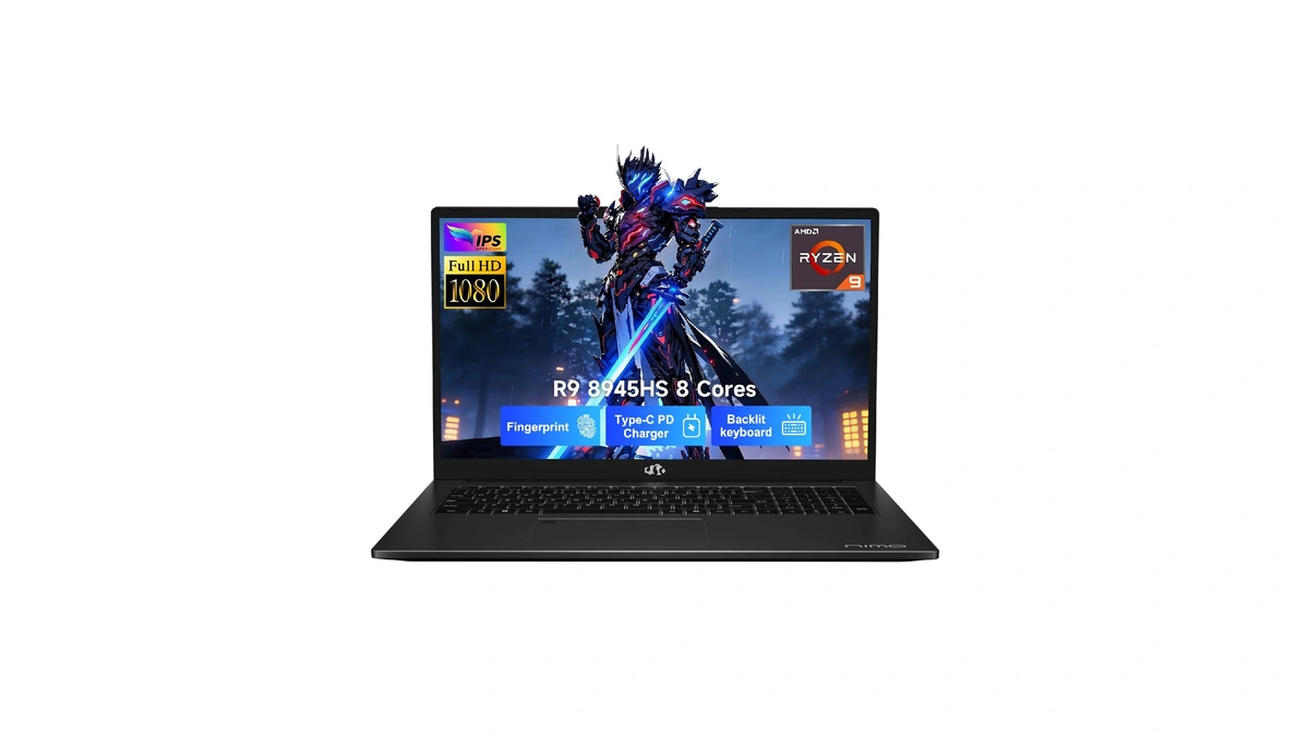 Nimo 17.3" Gaming Laptop, Amd Ryzen 9 8945hs (8c/16t, Up