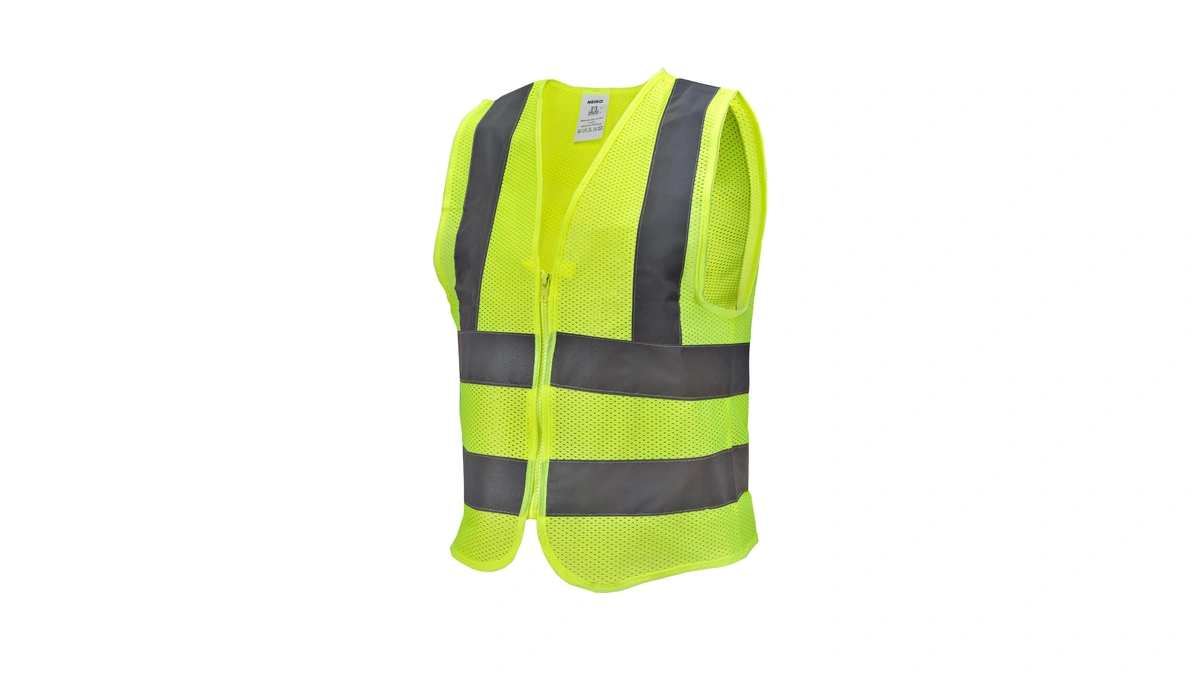 Neiko High Visibility Safety Vest Ansi Class 2, No Pocket,