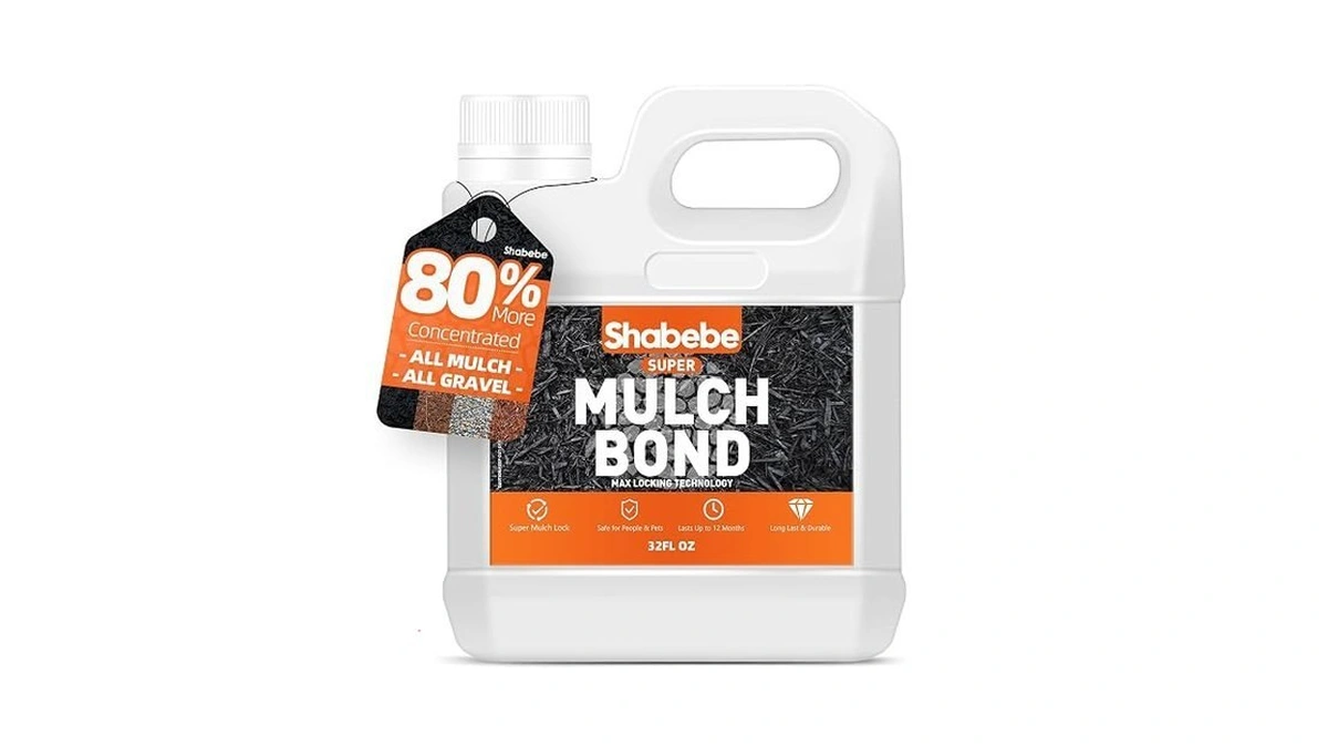 Shabebe Mulch Bond, 32oz Rock Glue For Landscaping Heavy Duty
