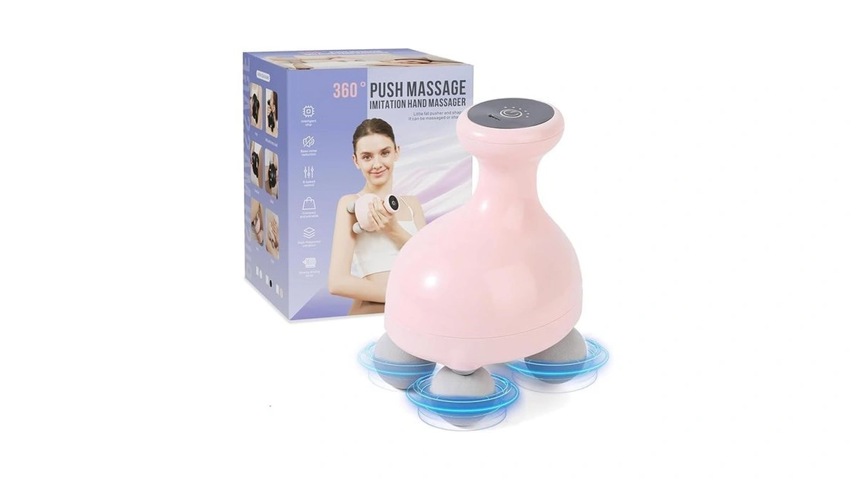 Deity 4 Heads Handheld Massage Gun Deep Tissue, Electric Body