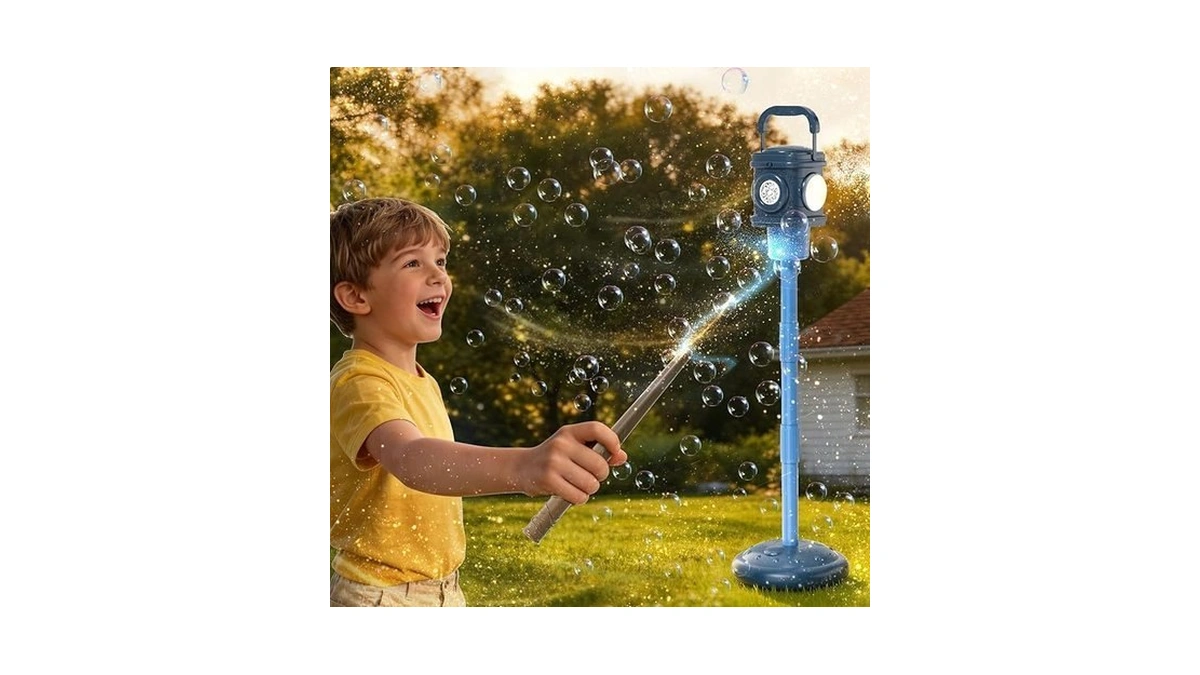 Blmukce Automatic Bubble Machine For Kids & Toddlers 1-3, Remote