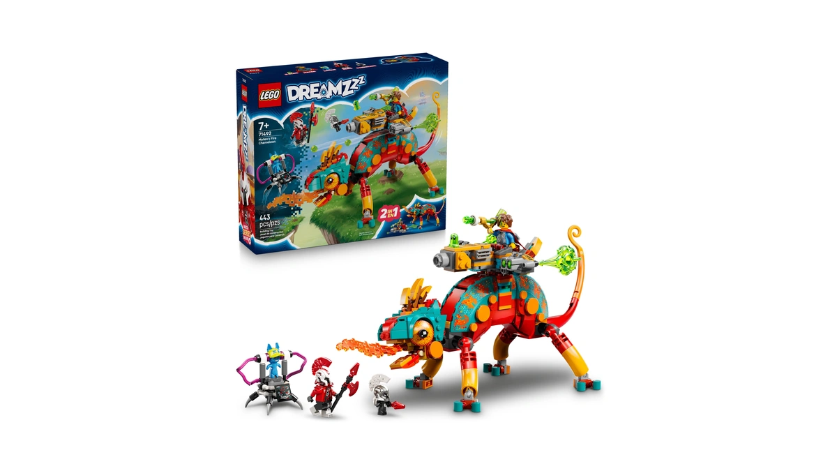 Lego Dreamzzz Mateo’s Fire Chameleon Building Toy - Pretend Play
