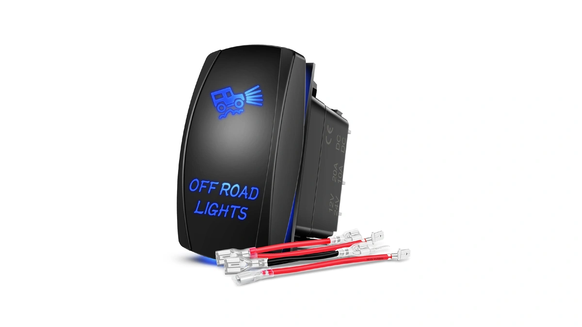 Nilight Off Road Lights Rocker Switch Led Light Bar 5
